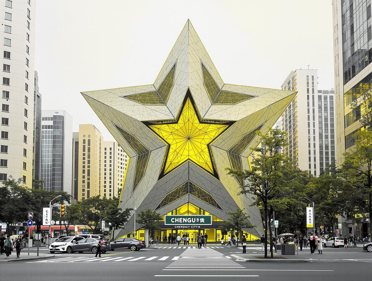 镜头里的成都：一座城市的几何切面
